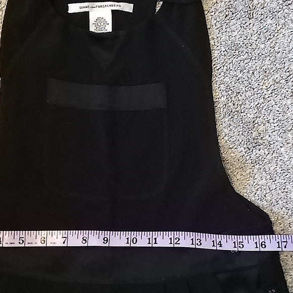 Diane von Furstenberg Silk Overalls Romper Size 8 - Picture 4 of 5